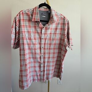 Mens Van Heusen Short Sleeve Button-up